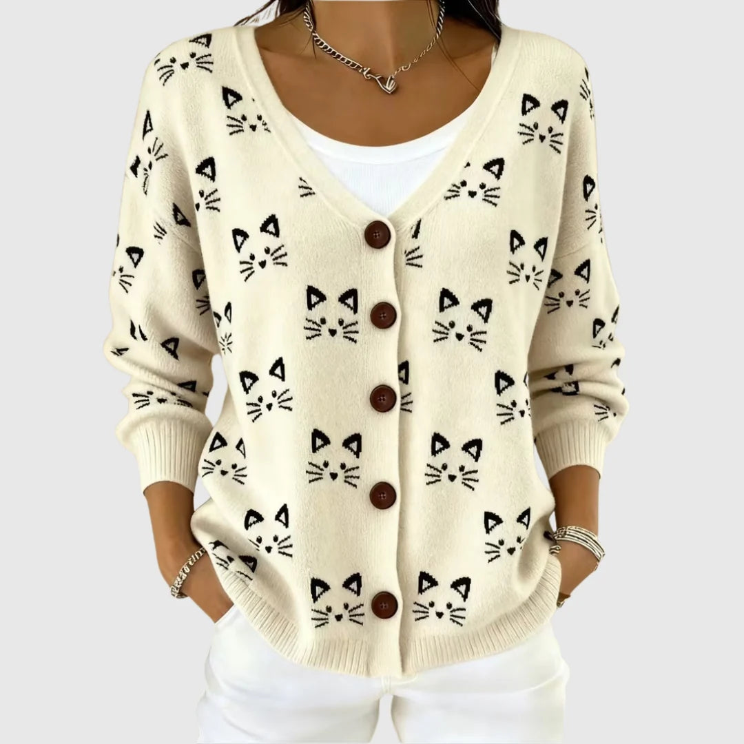 ADELA | CHAQUETA DE PUNTO CON BOTONES
