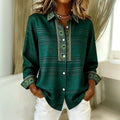 ESPERANZA | CAMISA BOHO PLUMAS DE PAVO REAL