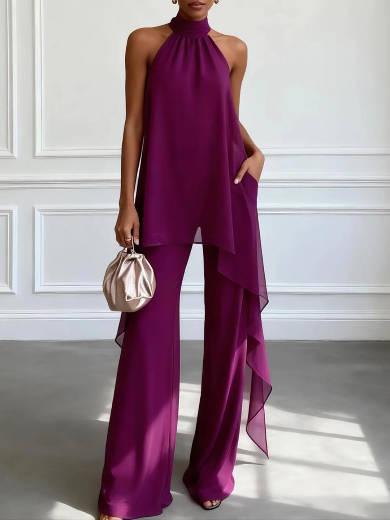 CONJUNTO VIOLA ELEGANTE