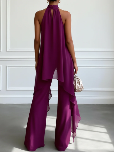 CONJUNTO VIOLA ELEGANTE