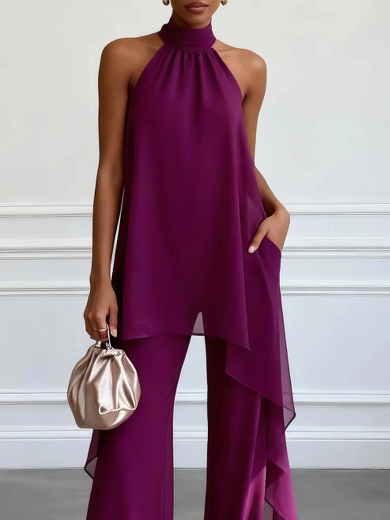CONJUNTO VIOLA ELEGANTE