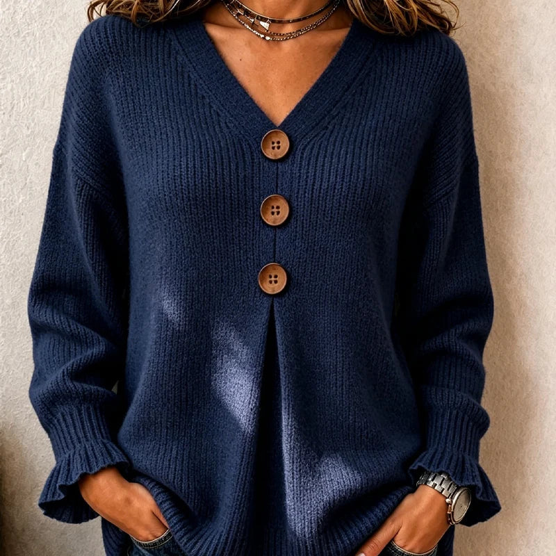 JERSEY DE PUNTO CUELLO EN V